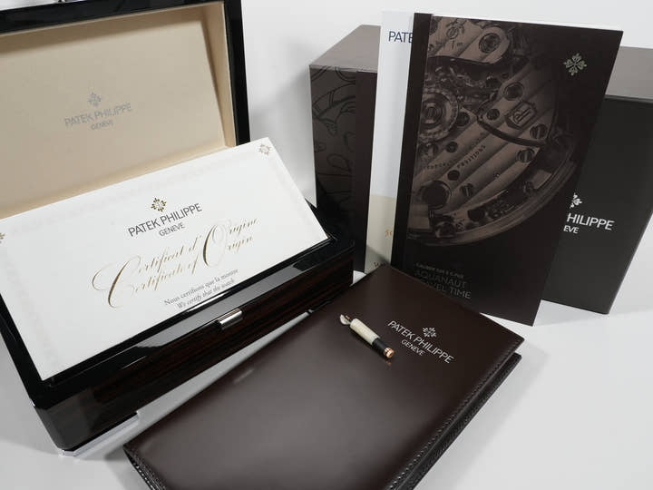 パテックフィリップ アクアノート Ref.5164R-001 ローズゴールド ブラウン エンボス文字盤