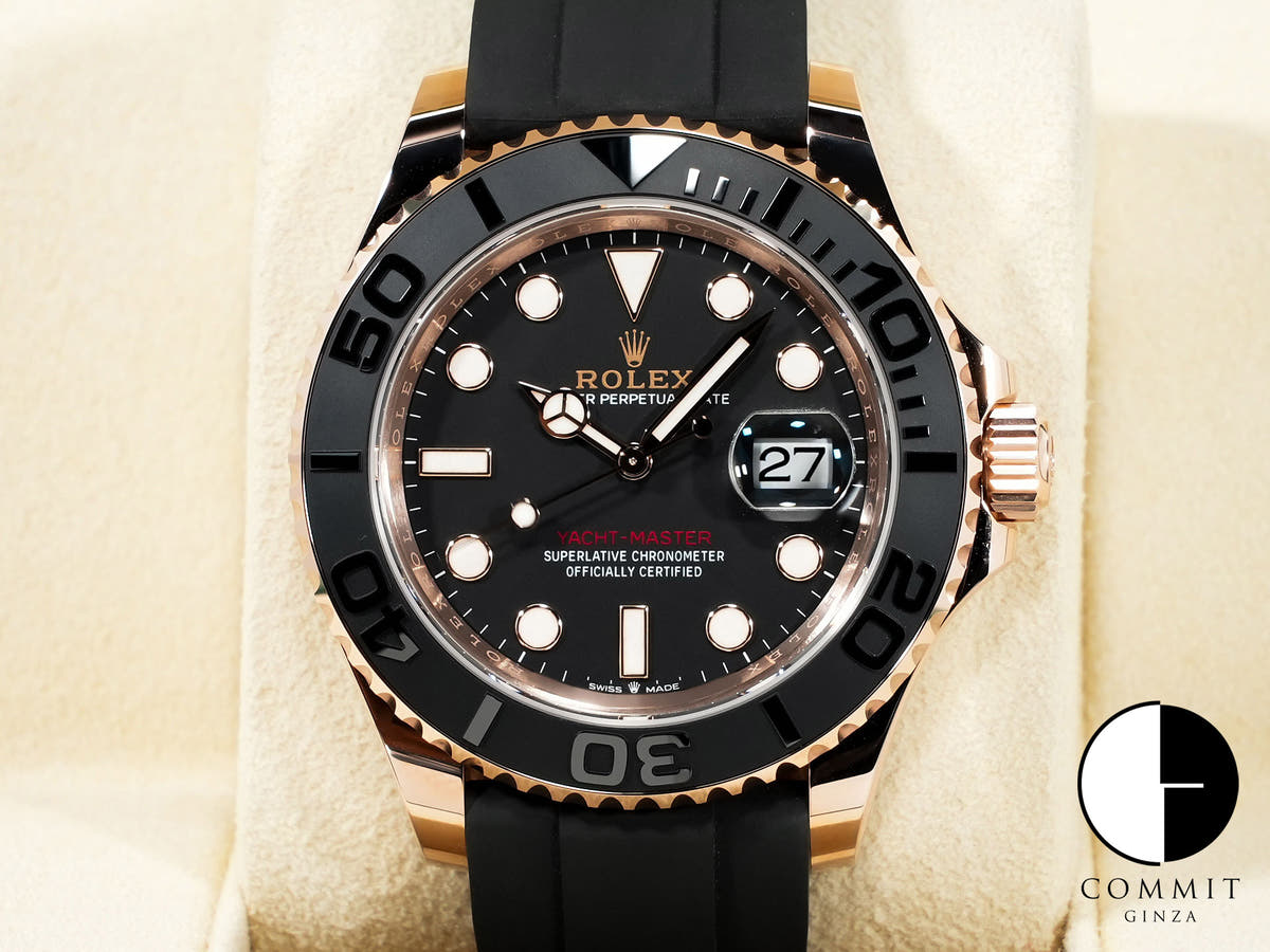 ロレックス ヨットマスター40 Ref.126655 エバーローズゴールド ブラック文字盤