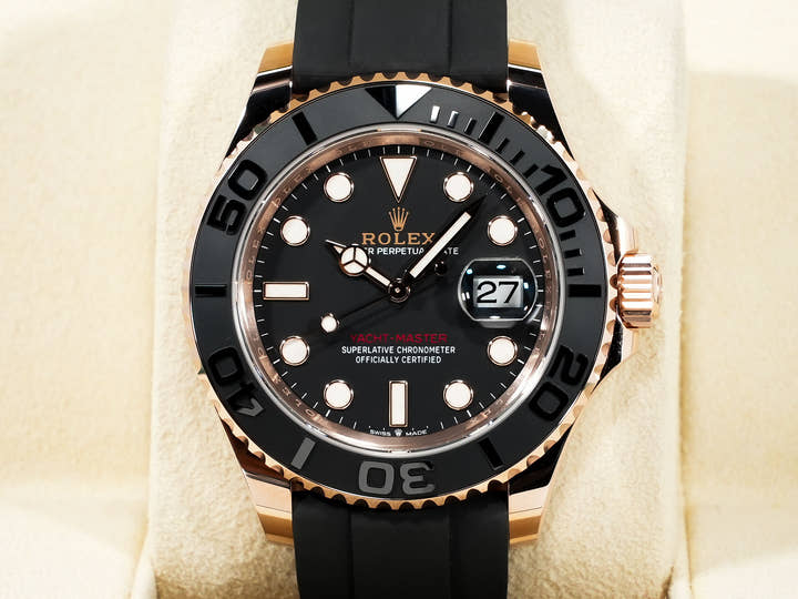 ロレックス ヨットマスター40 Ref.126655 エバーローズゴールド ブラック文字盤