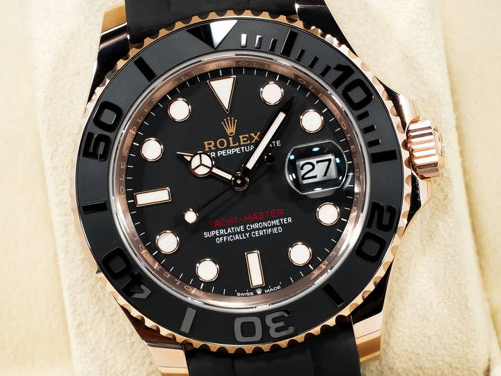ロレックス ヨットマスター40 Ref.126655 エバーローズゴールド ブラック文字盤