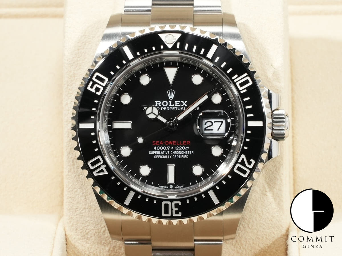 ロレックス シードゥエラー Ref.126600 ステンレススチール ブラック文字盤