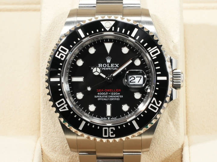 ロレックス シードゥエラー Ref.126600 ステンレススチール ブラック文字盤