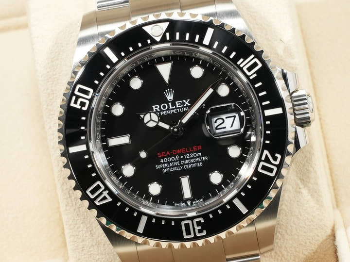 ロレックス シードゥエラー Ref.126600 ステンレススチール ブラック文字盤