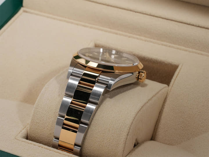 ロレックス エクスプローラー36 Ref.124273 ステンレススチール/イエローゴールド ブラック文字盤