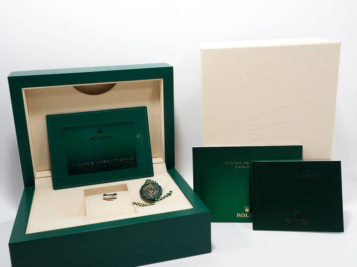 ロレックス エクスプローラー36 Ref.124273 ステンレススチール/イエローゴールド ブラック文字盤