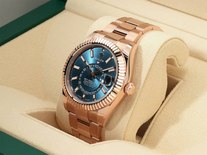 ロレックス スカイドゥエラー Ref.336935 エバーローズゴールド ブルーグリーン文字盤 オイスターブレスレット