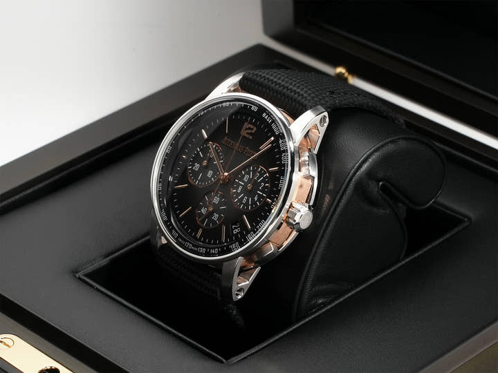 オーデマピゲ CODE 11.59 バイ オーデマ ピゲ クロノグラフ Ref.26393CR.OO.A002KB.01 ピンクゴールド/ホワイトゴールド スモークグレーラッカー文字盤