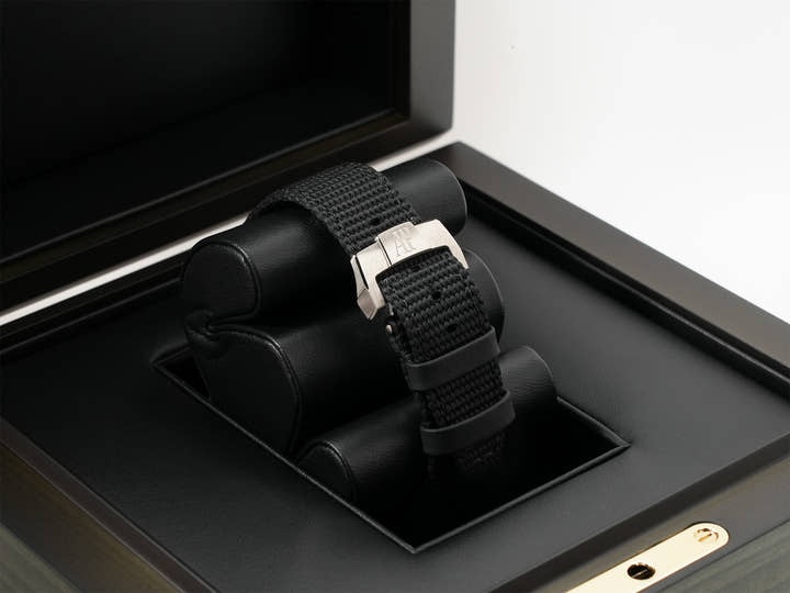 オーデマピゲ CODE 11.59 バイ オーデマ ピゲ クロノグラフ Ref.26393CR.OO.A002KB.01 ピンクゴールド/ホワイトゴールド スモークグレーラッカー文字盤