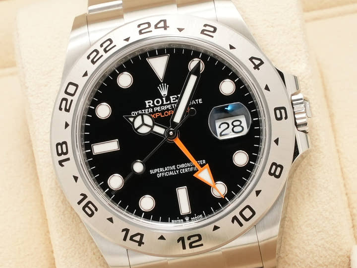 ロレックス エクスプローラーII Ref.226570 ステンレススチール ブラック文字盤