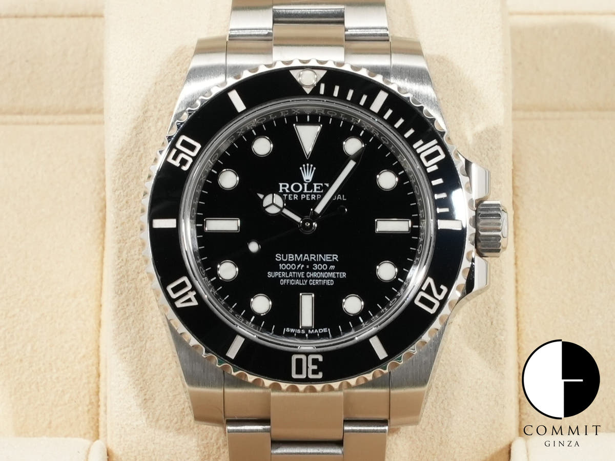 ロレックス サブマリーナー ノンデイト Ref.114060 ステンレススチール ブラック文字盤