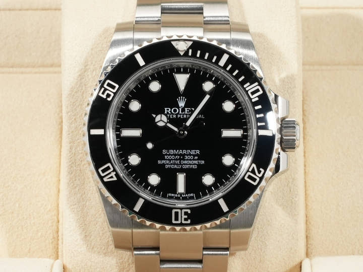 ロレックス サブマリーナー ノンデイト Ref.114060 ステンレススチール ブラック文字盤