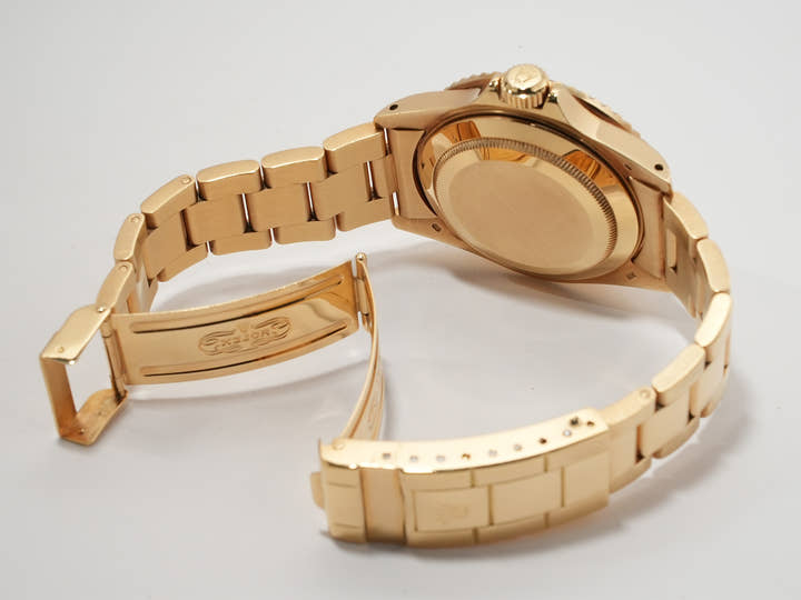 Rolex Submariner Date Ref. 16808 Yellow Gold Blue Dial