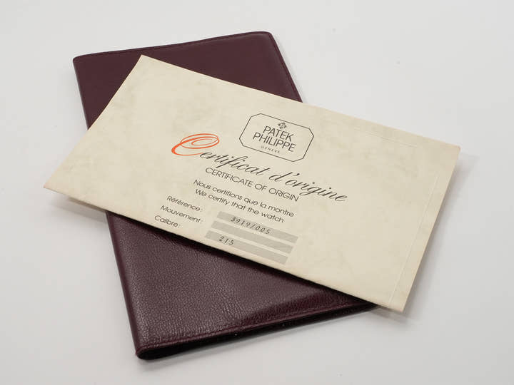 パテックフィリップ カラトラバ Ref.3919/005 イエローゴールド ホワイト文字盤