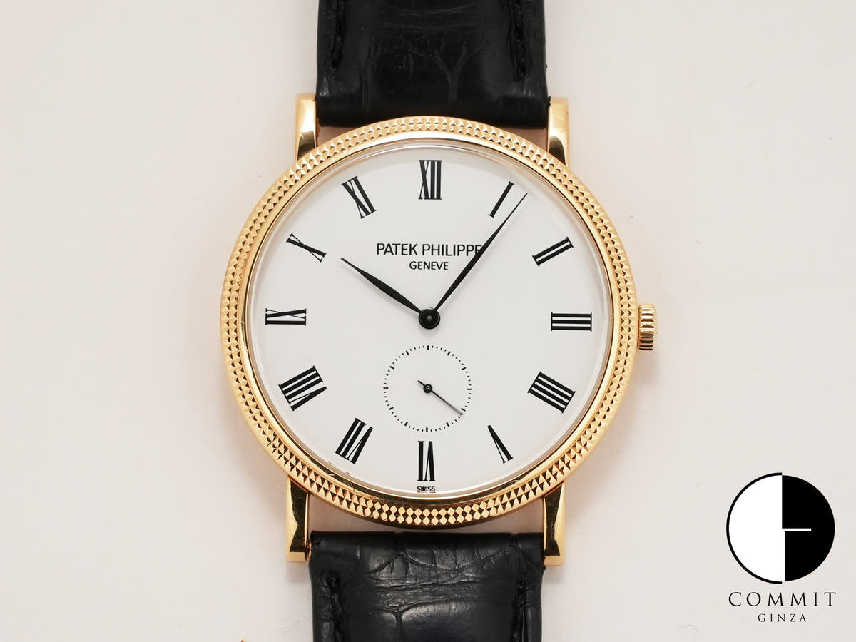 パテックフィリップ カラトラバ Ref.5119J-001 イエローゴールド ホワイト文字盤