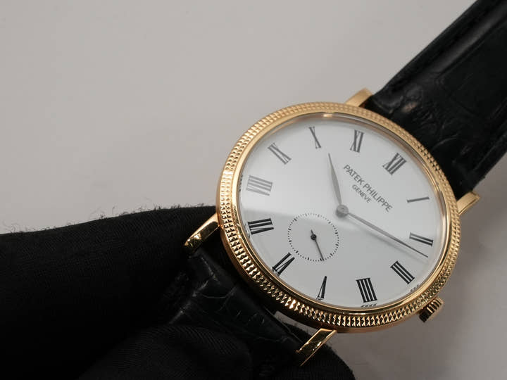 パテックフィリップ カラトラバ Ref.5119J-001 イエローゴールド ホワイト文字盤
