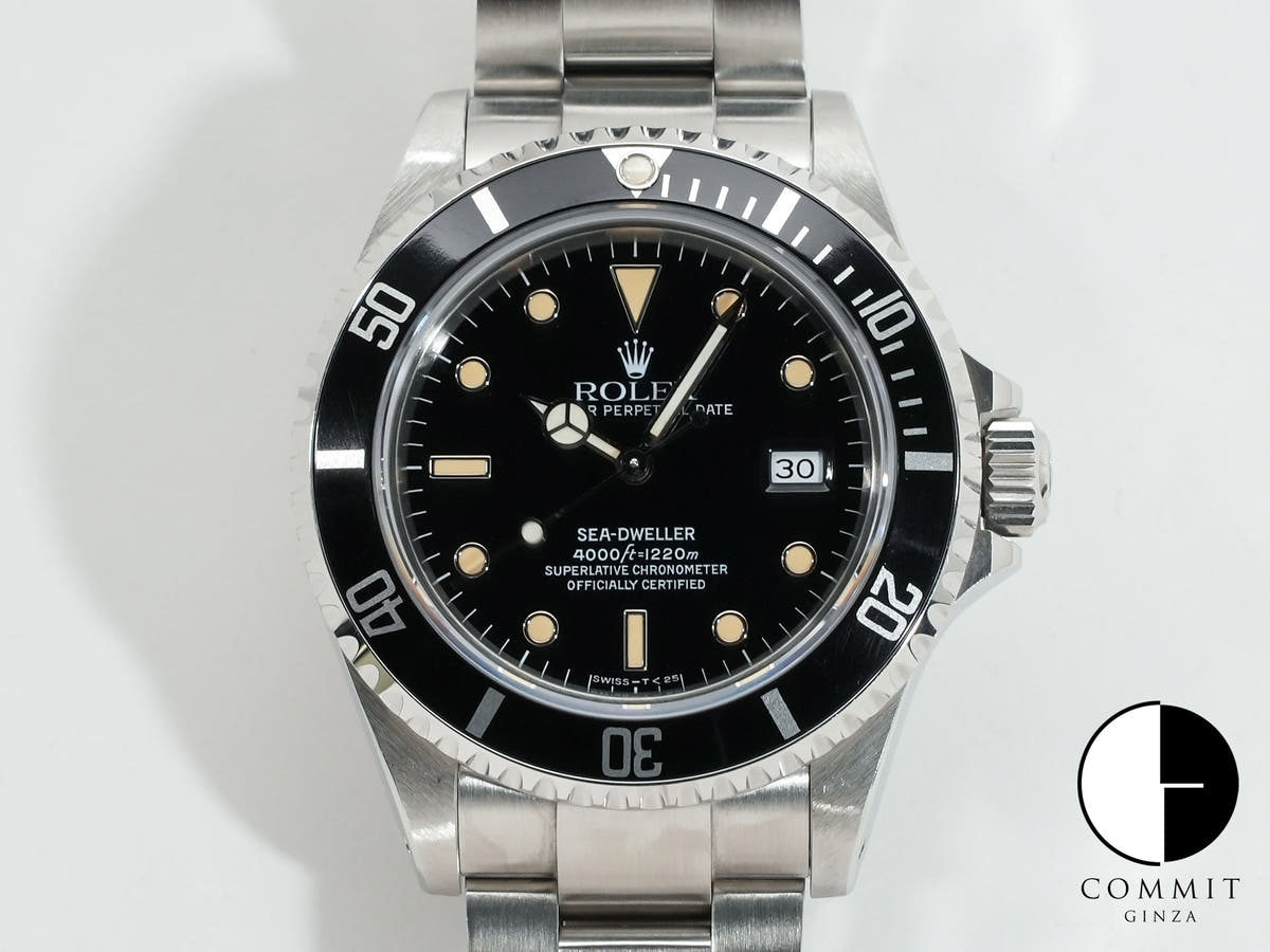 ロレックス シードゥエラー Ref.16600 ステンレススチール ブラック文字盤