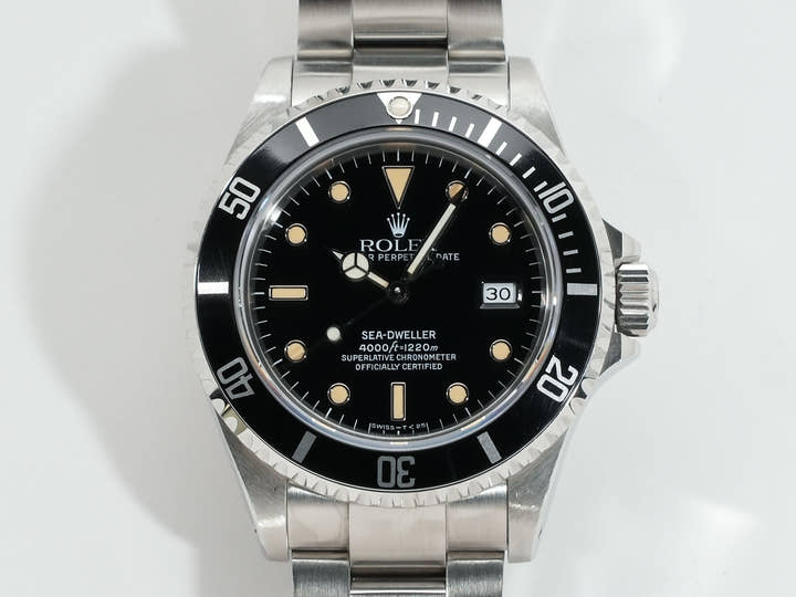 ロレックス シードゥエラー Ref.16600 ステンレススチール ブラック文字盤