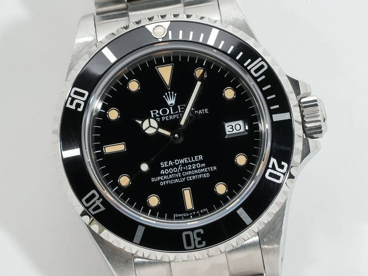 ロレックス シードゥエラー Ref.16600 ステンレススチール ブラック文字盤