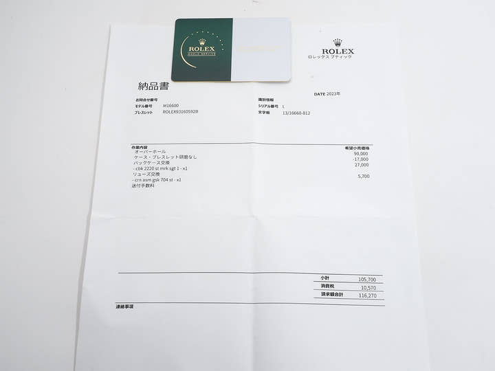 ロレックス シードゥエラー Ref.16600 ステンレススチール ブラック文字盤