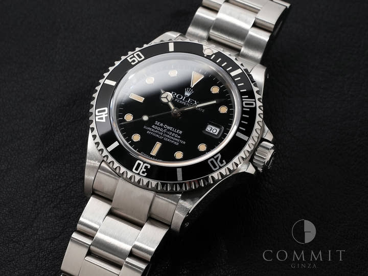 ロレックス シードゥエラー Ref.16600 ステンレススチール ブラック文字盤