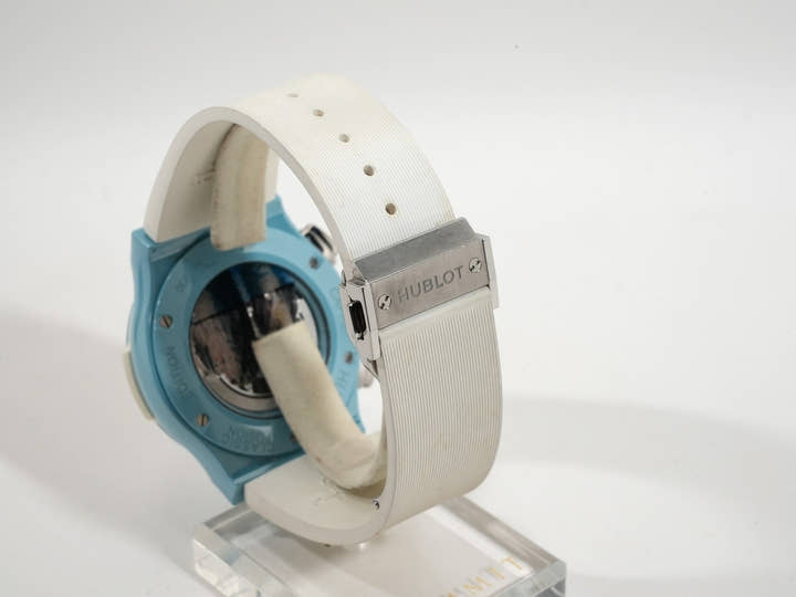 ウブロ クラシックフュージョン アエロフュージョン クロノグラフ カプリ Ref.525.EX.0179.RW.CAP18 CE スケルトン文字盤 中古 qtumo72j