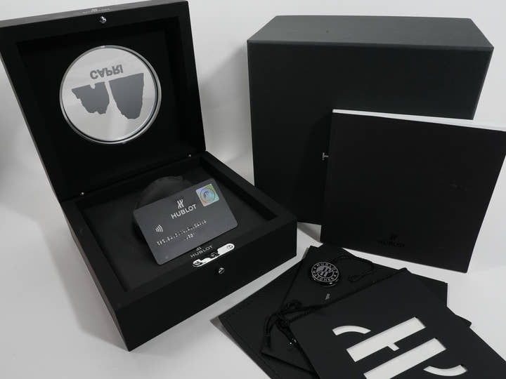 ウブロ クラシックフュージョン アエロフュージョン クロノグラフ カプリ Ref.525.EX.0179.RW.CAP18 CE スケルトン文字盤 中古 qtumo72j