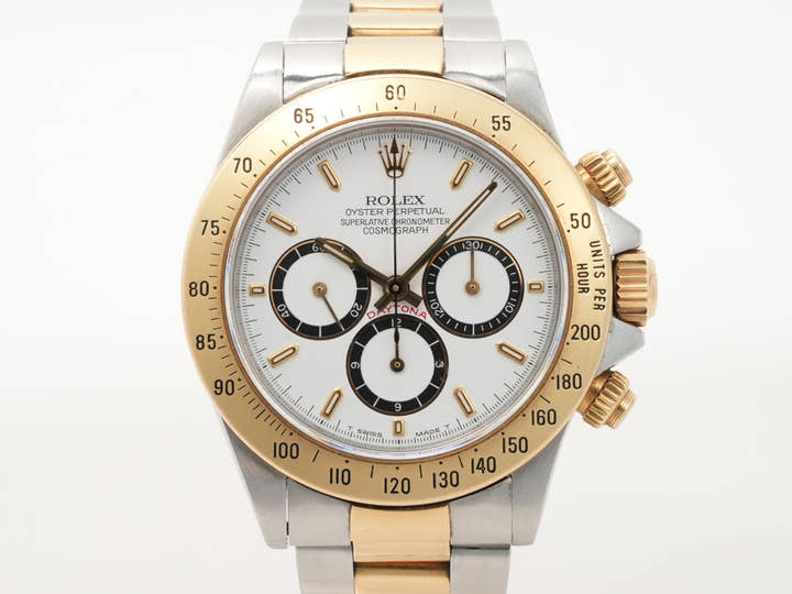 ロレックス デイトナ エルプリメロ Ref.16523 ステンレススチール/イエローゴールド ホワイト文字盤
