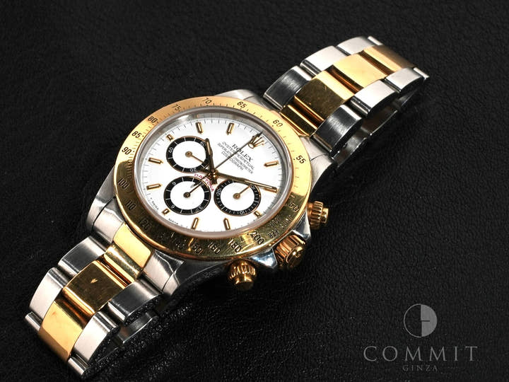 ロレックス デイトナ エルプリメロ Ref.16523 ステンレススチール/イエローゴールド ホワイト文字盤