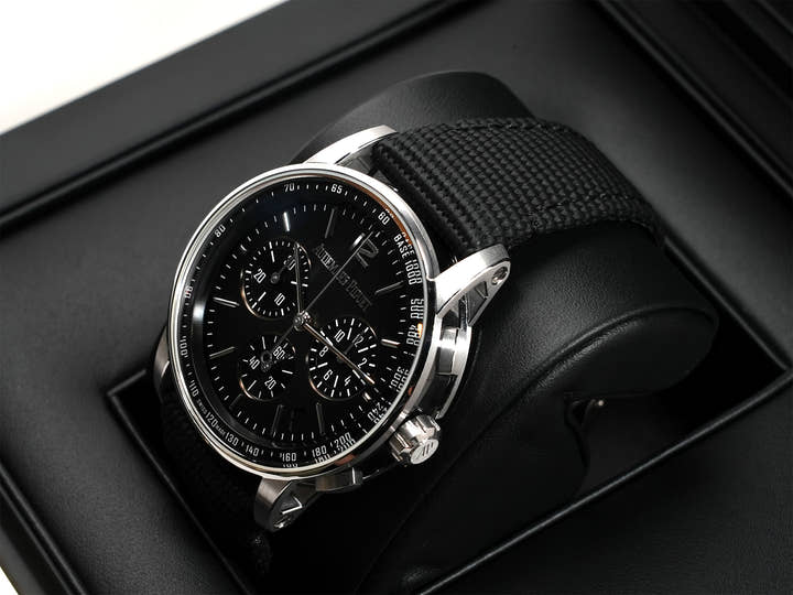 オーデマピゲ CODE 11.59 バイ オーデマ ピゲ クロノグラフ Ref.26393NB.OO.A002KB.01 ホワイトゴールド/セラミック スモークグレー文字盤