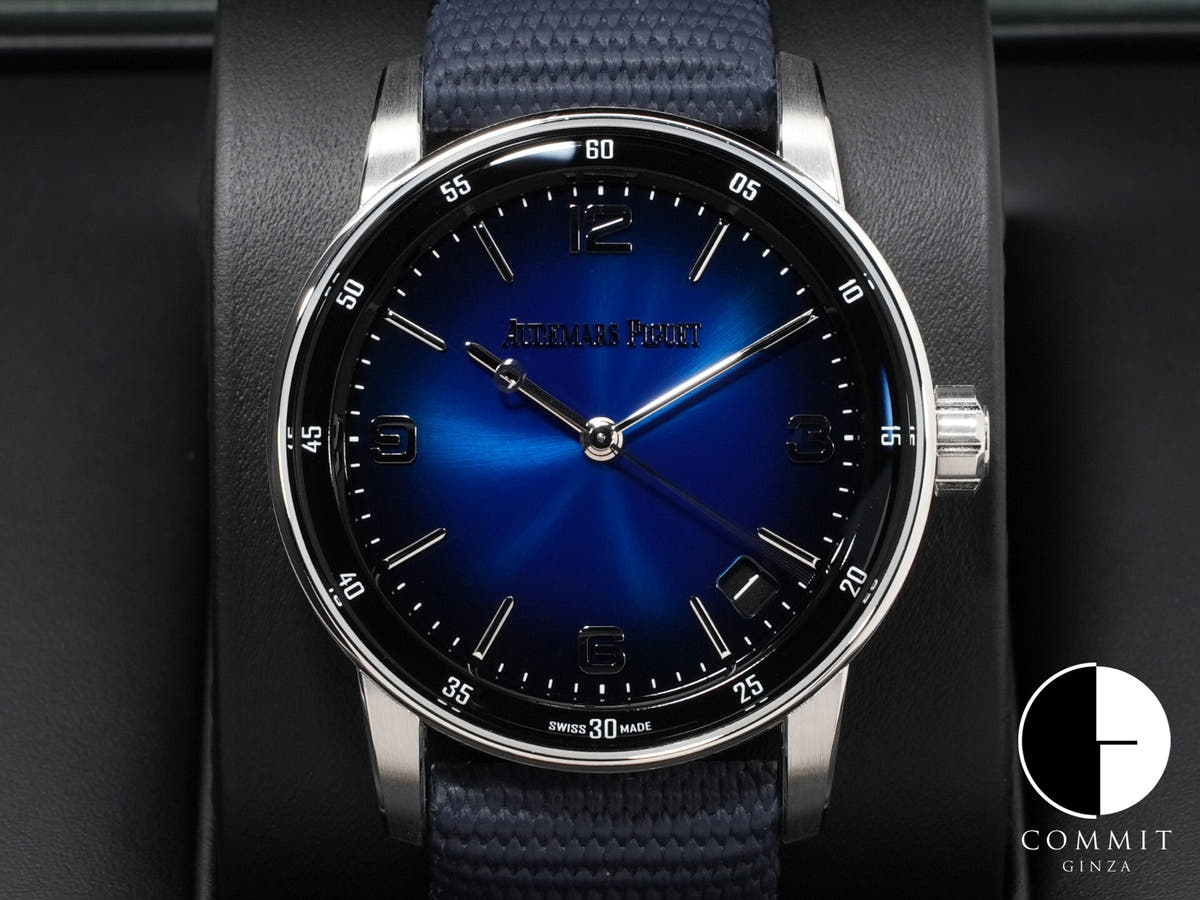 オーデマピゲ CODE 11.59 バイ オーデマ ピゲ Ref.15210BC.OO.A002KB.01 ホワイトゴールド スモークブルーラッカー文字盤