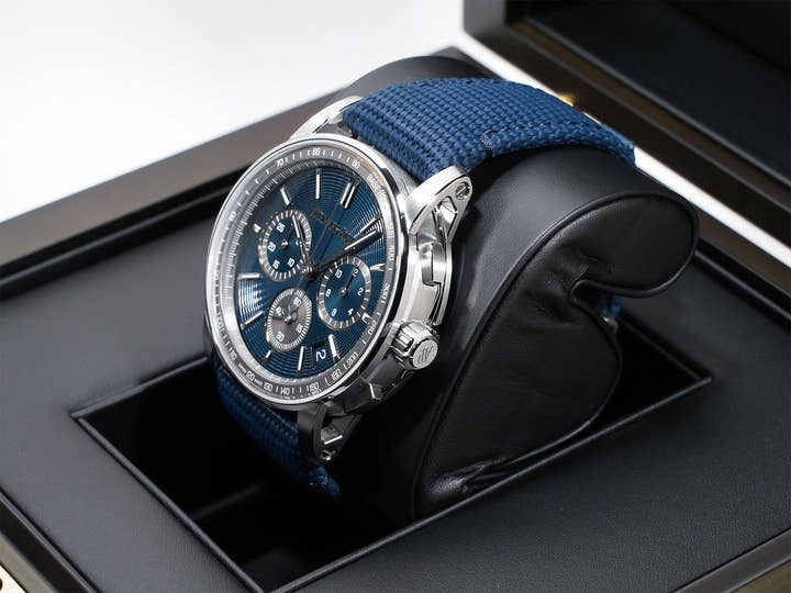 オーデマピゲ CODE 11.59 バイ オーデマ ピゲ クロノグラフ Ref.26393ST.OO.A348KB.01 ステンレススチール ナイトブルー文字盤