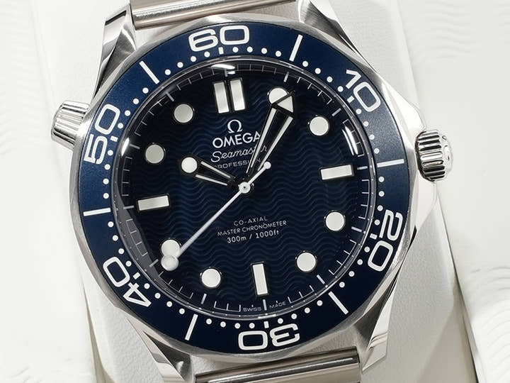 オメガ シーマスター ダイバー 300M コーアクシャル マスター クロノメーター 42MM Ref.210.30.42.20.03.002 ブルー文字盤 美品 j9t6j9th