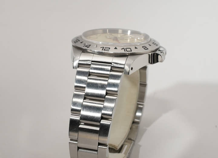 ロレックス エクスプローラーII Ref.16550 ステンレススチール アイボリー文字盤