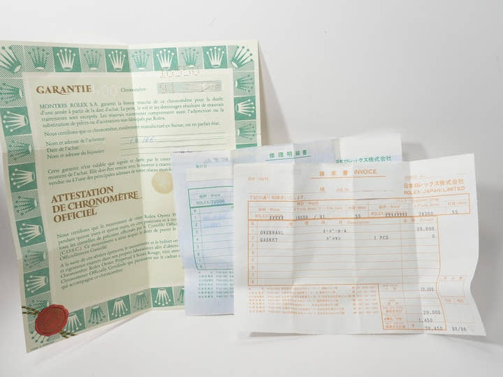 ロレックス エクスプローラーII Ref.16550 ステンレススチール アイボリー文字盤