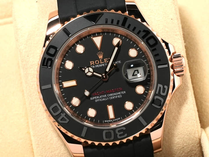 ロレックス ヨットマスター40 Ref.116655 エバーローズゴールド ブラック文字盤