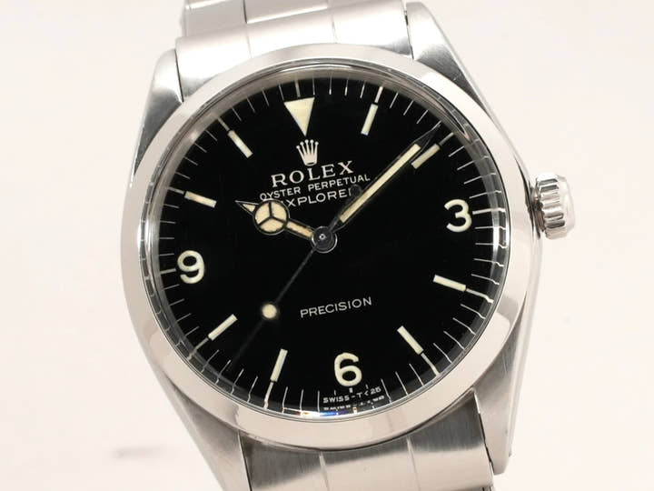 Rolex Explorer Ref. 5500 Stainless Steel Black Dial
