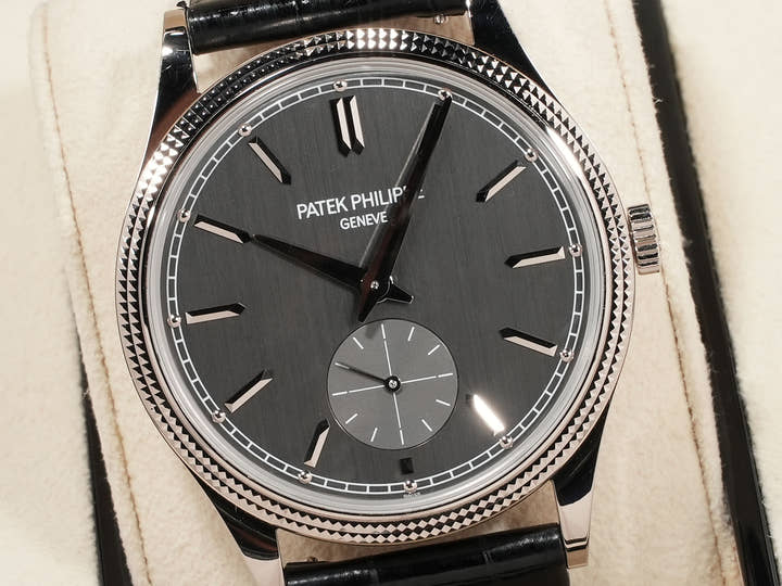 パテックフィリップ カラトラバ Ref.6119G-001 ホワイトゴールド グレー文字盤