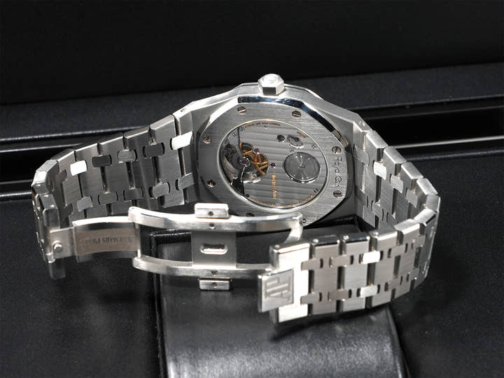 オーデマピゲ ロイヤルオーク トゥールビヨン エクストラ シン Ref.26510ST.OO.1220ST.01 ステンレススチール ブルー文字盤