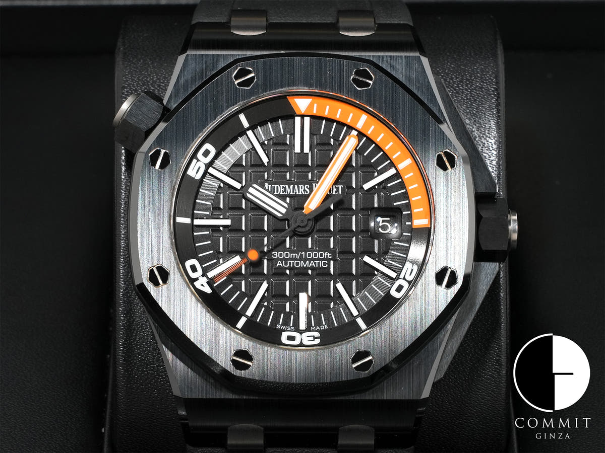 オーデマピゲ ロイヤルオーク オフショア ダイバー Ref.15707CE.OO.A002CA.01 セラミック ブラック文字盤