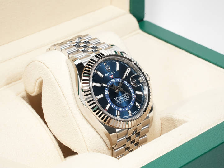 ロレックス スカイドゥエラー Ref.336934 ステンレススチール/ホワイトゴールド ブルー文字盤 ジュビリーブレスレット 未使用 8idnmtdf