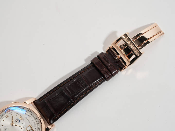 A.ランゲ&ゾーネ ランゲ1 タイムゾーン Ref.116.032 シルバー文字盤 美品 9AV5Y439