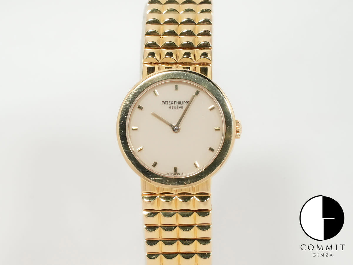 パテックフィリップ カラトラバ Ref.4747/001 イエローゴールド アイボリー文字盤