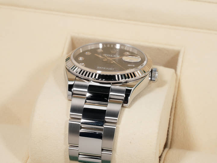 Rolex Datejust 36 Ref. 126234G Stainless Steel/White Gold Blue Horicomputer Dial Oyster Bracelet