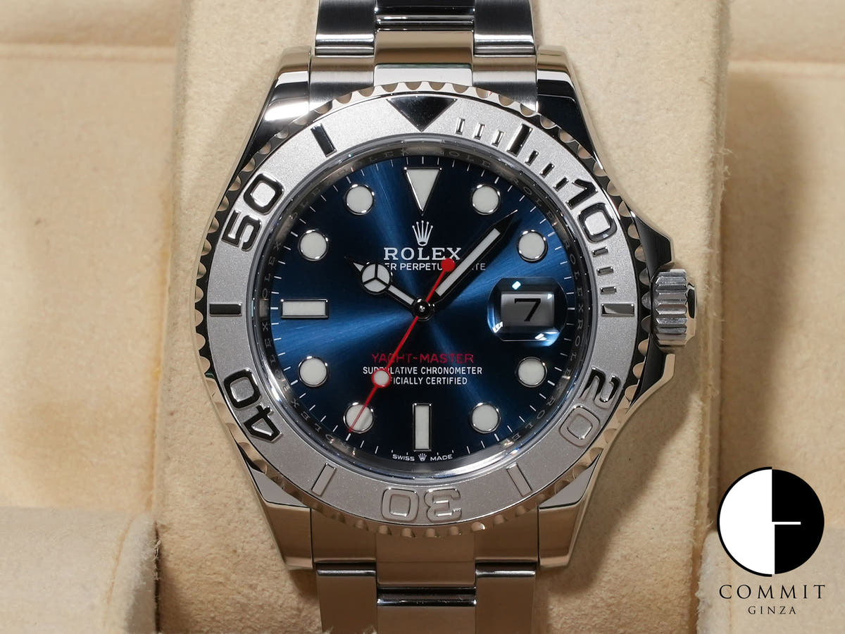 ロレックス ヨットマスター40 Ref.126622 ステンレススチール/プラチナ ブライトブルー文字盤
