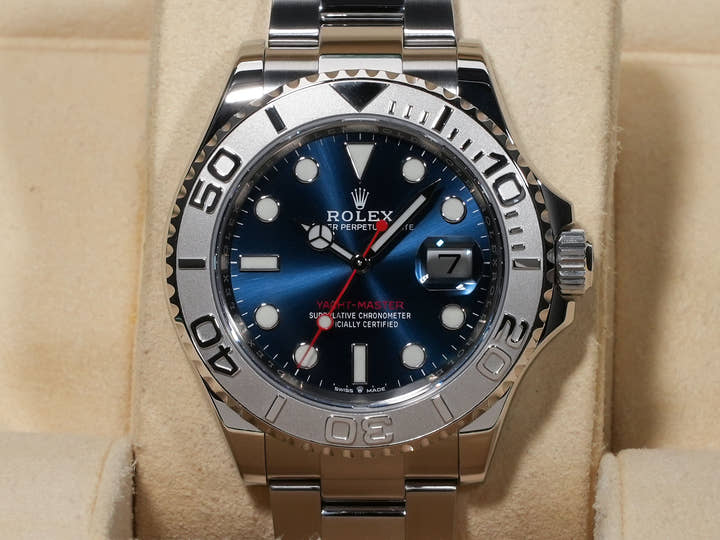 ロレックス ヨットマスター40 Ref.126622 ステンレススチール/プラチナ ブライトブルー文字盤