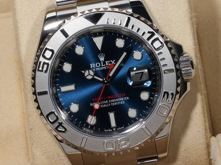 ロレックス ヨットマスター40 Ref.126622 ステンレススチール/プラチナ ブライトブルー文字盤