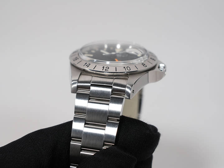 ロレックス エクスプローラーII Ref.1655 ステンレススチール ブラック文字盤