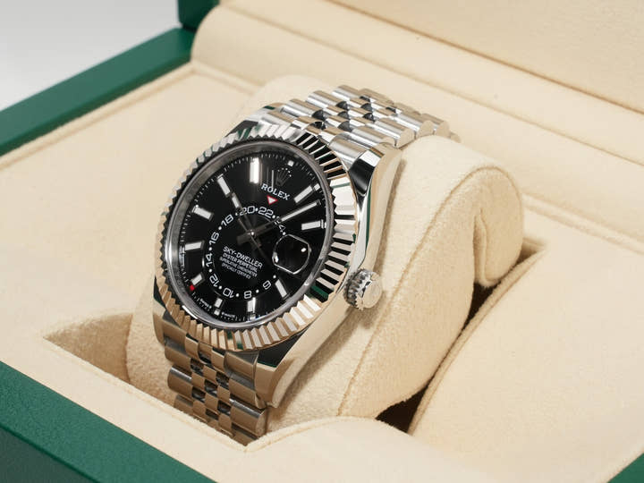 ロレックス スカイドゥエラー Ref.336934 ステンレススチール/ホワイトゴールド ブラック文字盤 ジュビリーブレスレット