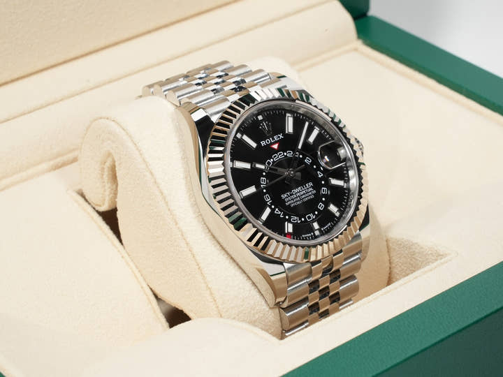 ロレックス スカイドゥエラー Ref.336934 ステンレススチール/ホワイトゴールド ブラック文字盤 ジュビリーブレスレット
