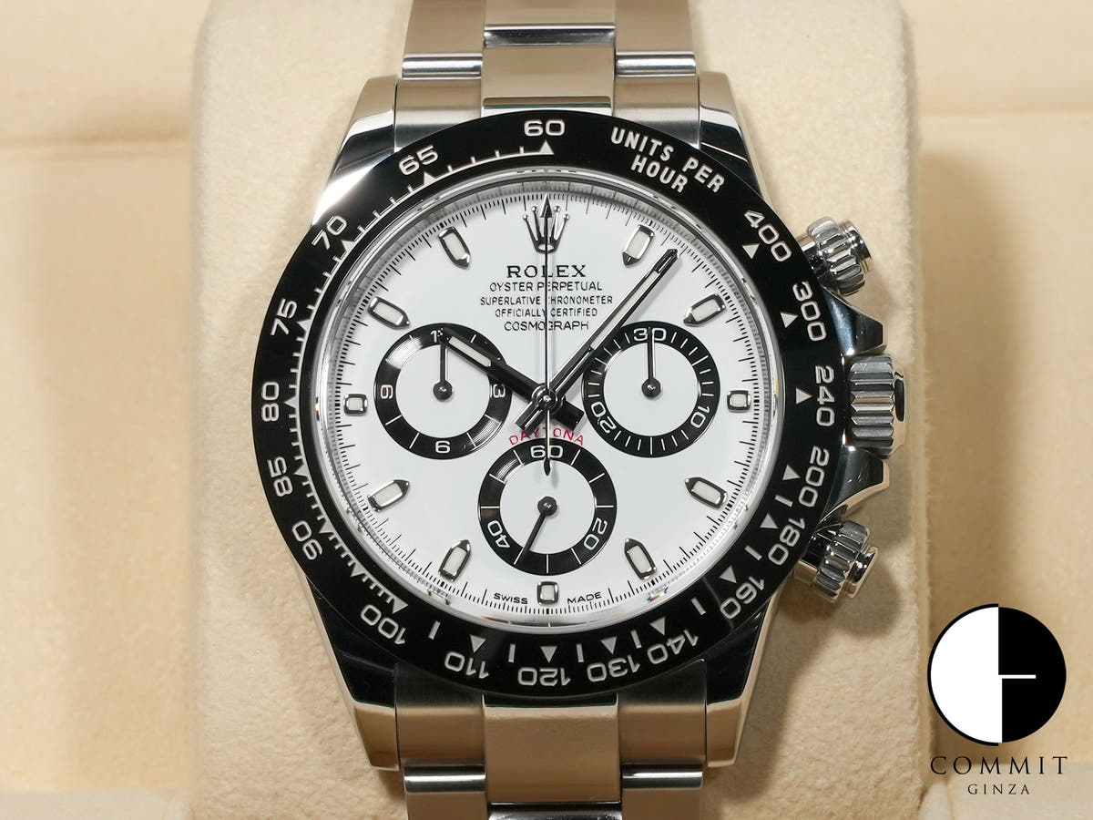 ロレックス デイトナ Ref.116500LN ステンレススチール ホワイト文字盤